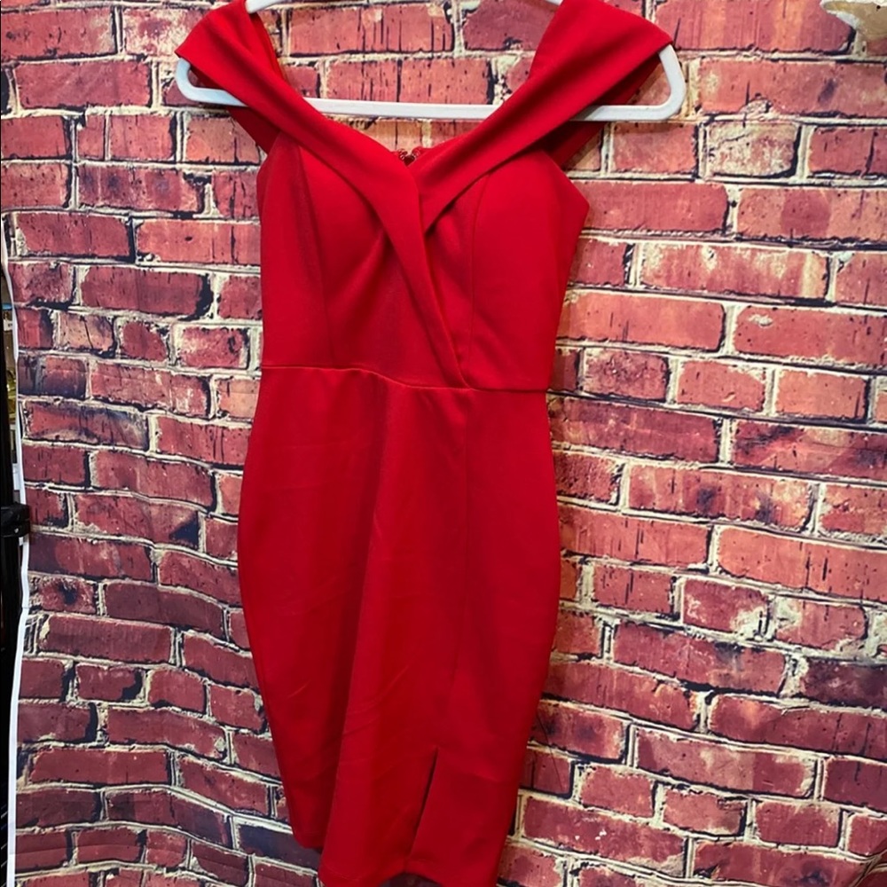 Red dress